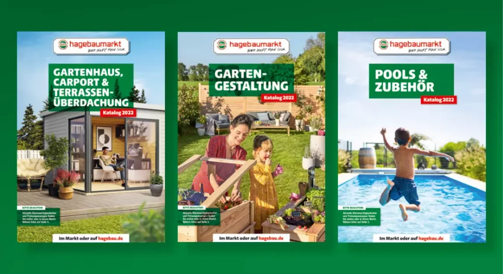 Kataloge hagebau zu Gartenhaus, Carport & Terrassenüberdachung, Gartengestaltung und Pools & Zubehör.